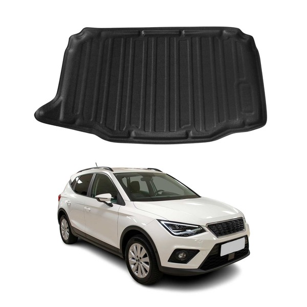 Kofferraumwanne Laderaumwanne FüR Seat Arona 2017-2026 Untere Gummi Tpe Schwarz-image