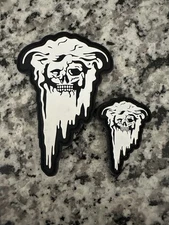 Project Monark X White Phosphorus Broken Medusa Patch Black/white Glow Pair