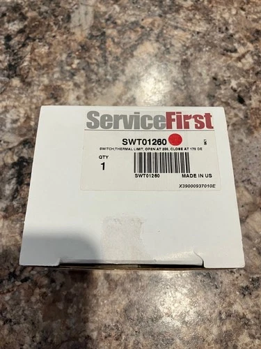 Trane Service First SWT01260 Thermal Limit Switch OPEN @ 200 CLOSE @ 170 DEG F