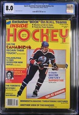 Wayne Gretzky Inside Hockey Winter 1981-82 CGC 8.0  RARE  TOP POP