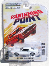 GREENLIGHT HOLLYWOOD SERIES 22 VANISHING POINT 1970 DODGE CHALLENGER R/T HTF