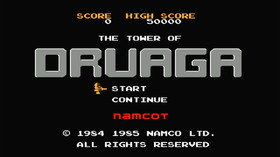 The Tower Of Druaga Nintendo Famicom NES Japanese ver Cleaned Tested & Working
