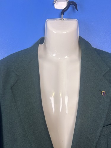 Vintage Stafford Green blazer with probus pin 42R - Picture 4 of 11