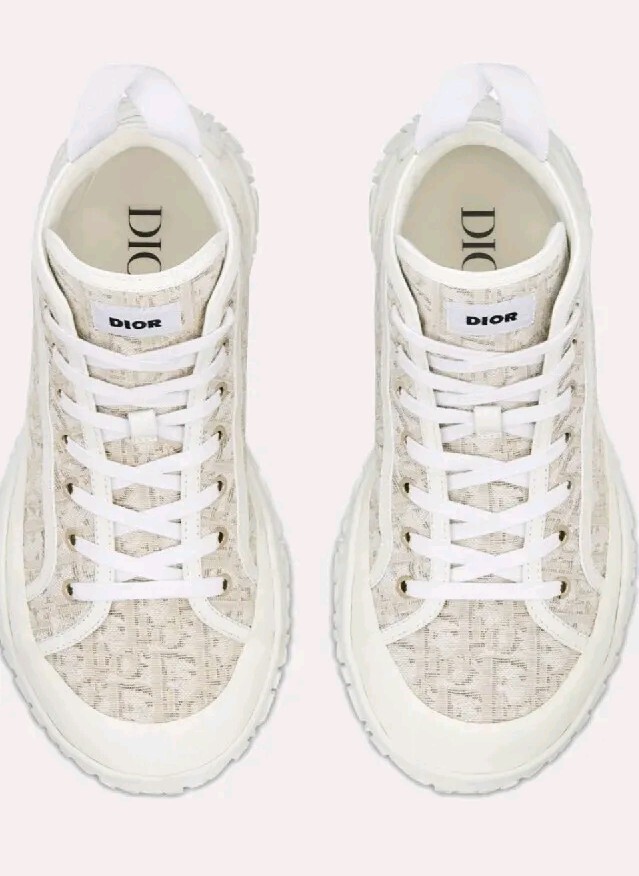 Dior B28 High Oblique Jacquard White Limited Size 44 US 10.5 Dior B28 High Oblique Jacquard White Limited Size 44 US 10.5