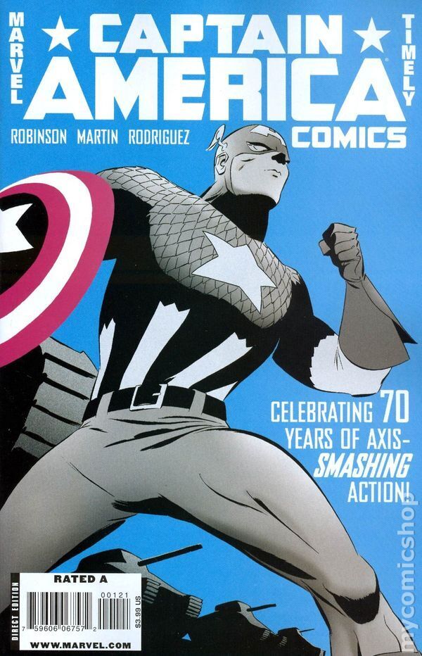 Captain America Comics 70th Anniversary Special 1B 1:15 NM- 9.2 2009