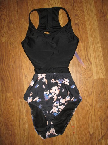 Womens MOLYBELL one piece bathing suit swimsuit padded bra area S Sm NWT
