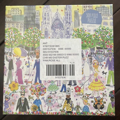 Galison Easter Parade   500 Piece Michael Storrings Puzzle Featuring the Joy and