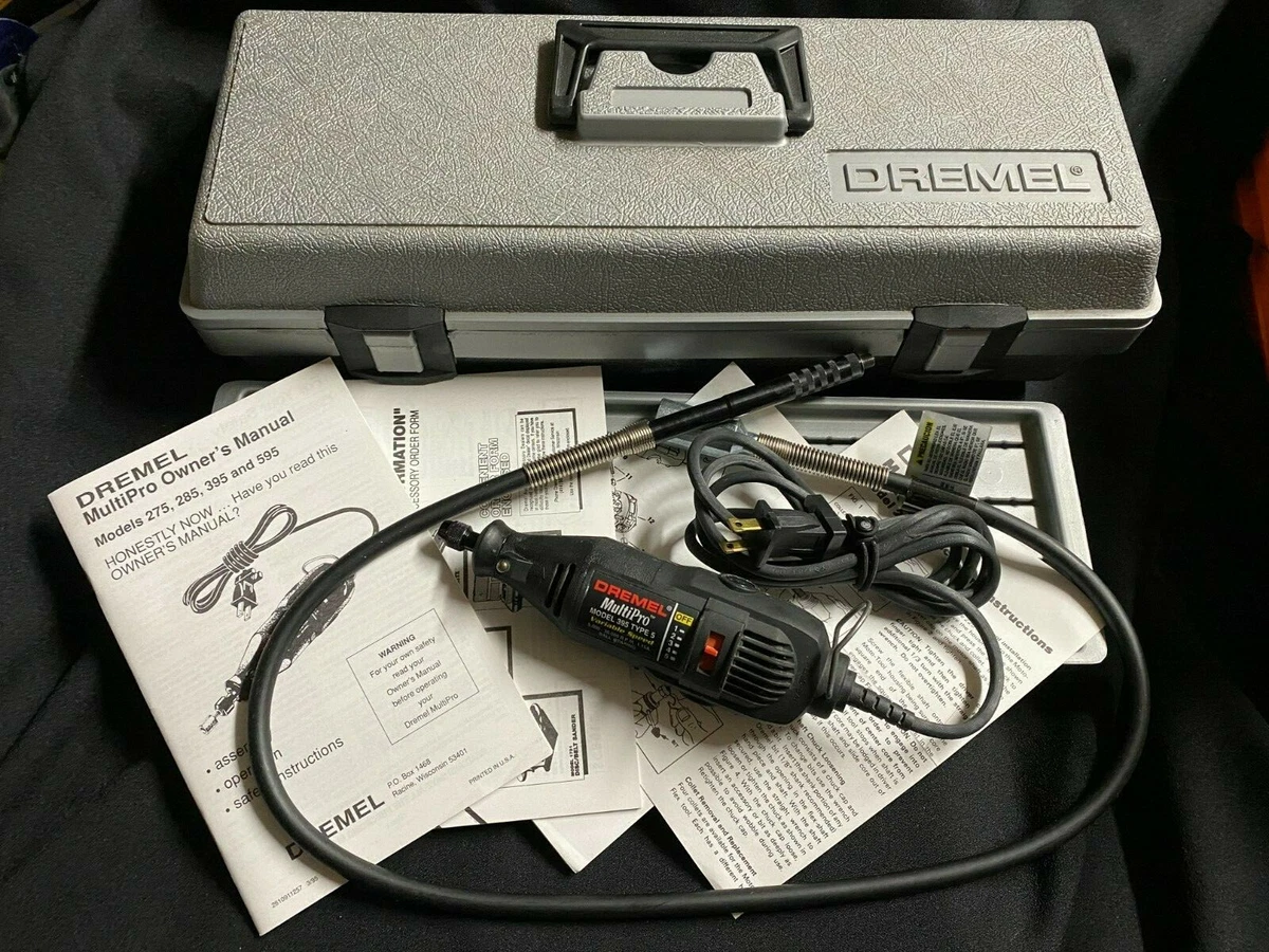 DREMEL MultiPro Variable Speed Rotary Tool Model 395 with Case