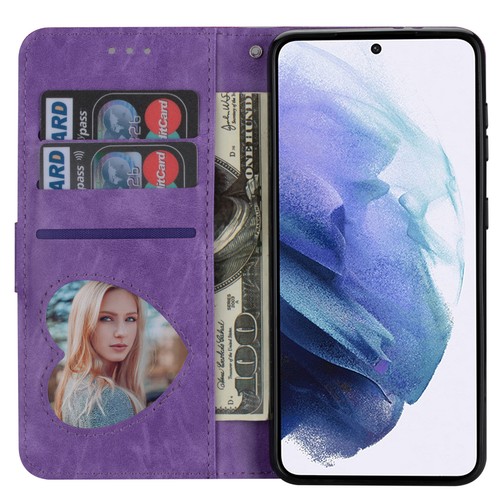 Shiny Leather Zip Wallet Case for Samsung S24/S23/S22/S21/A06/A16 w/Wrist Strap - Picture 39 of 46