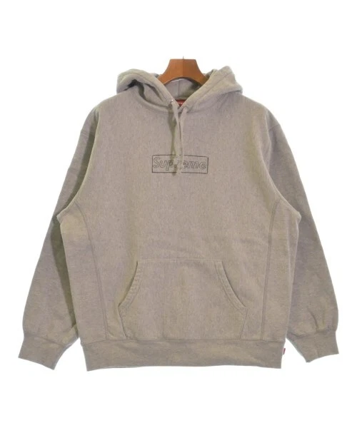 Sweat à capuche Supreme gris M 2200526672042