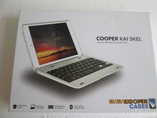 All In One COOPER KAI SKEL For iPad 2 3 4 Bluetooth Keyboard Case Silver/Gray