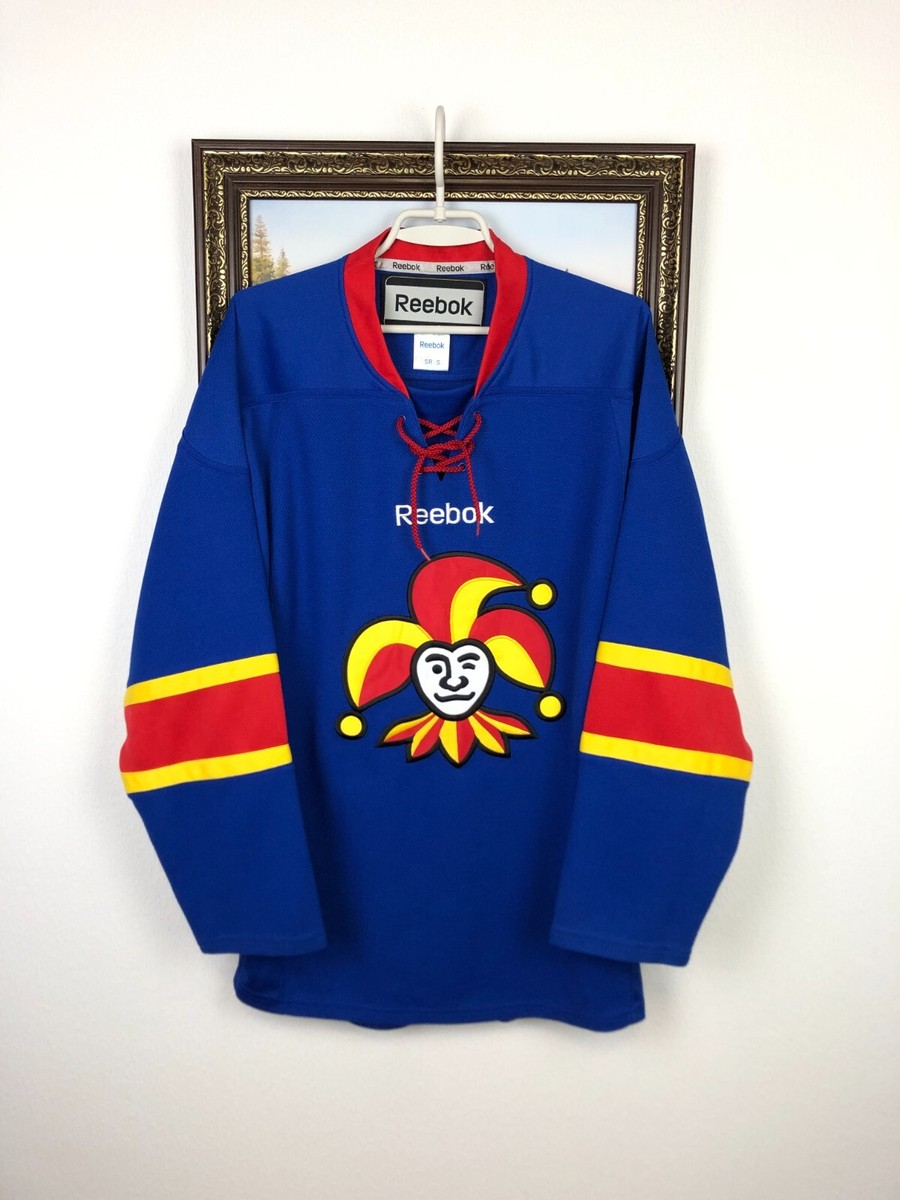 Jokerit Finland Suomi Ice Hockey Jersey Reebok Blue Shirt Rare