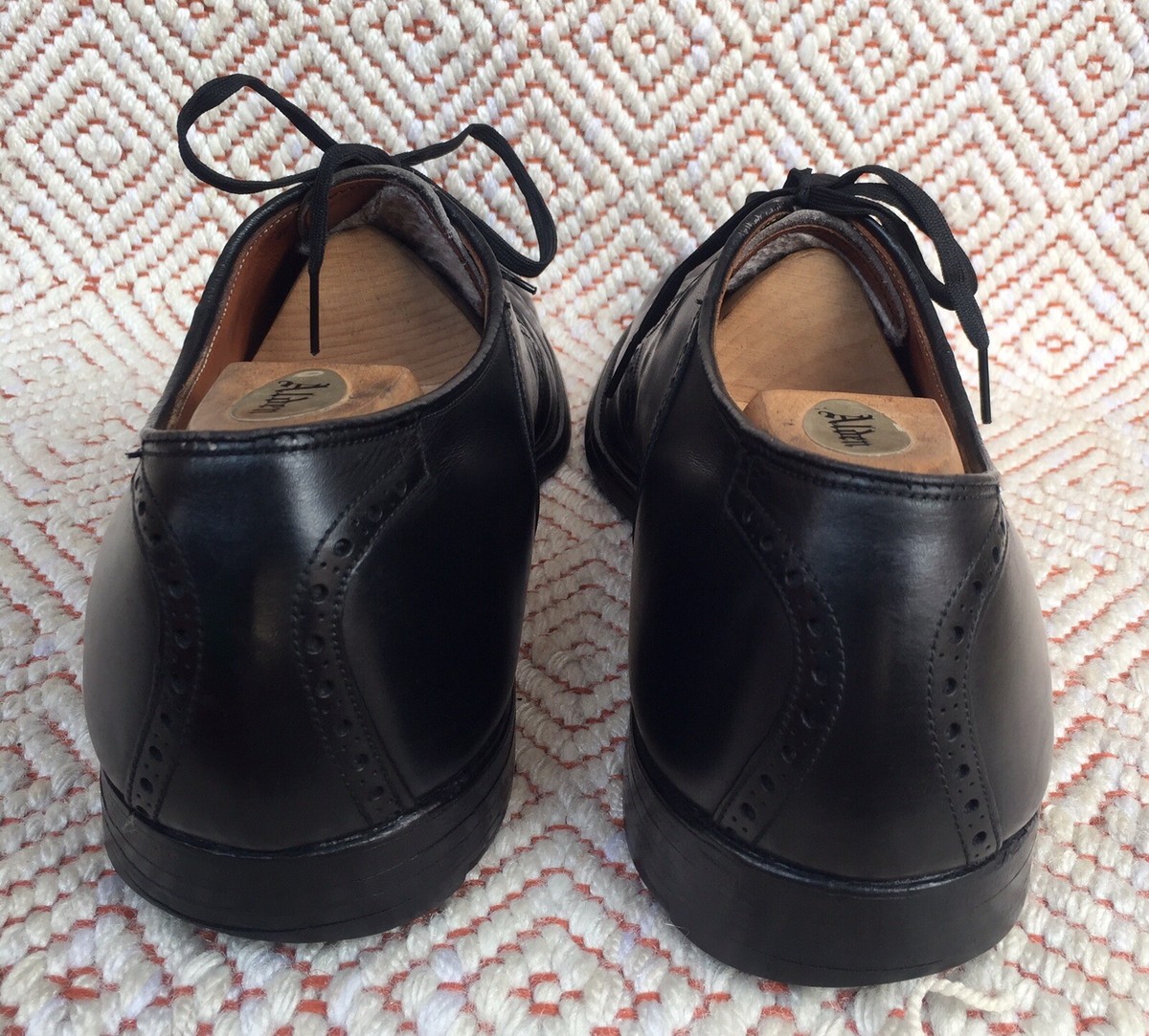 靴 Alden 991 Black saddle Shoes Alden #991 Black Calfskin Saddle Oxford Dress Shoes Sz 13