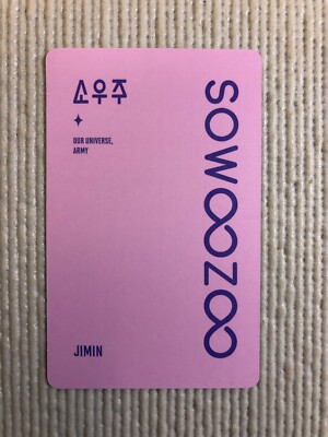 BTS SOWOOZOO ソウジュ BluRay ジミントレカ jimin BTS SOWOOZOO Blu-ray DVD Official Photocard RM JIN SUGA J-HOPE