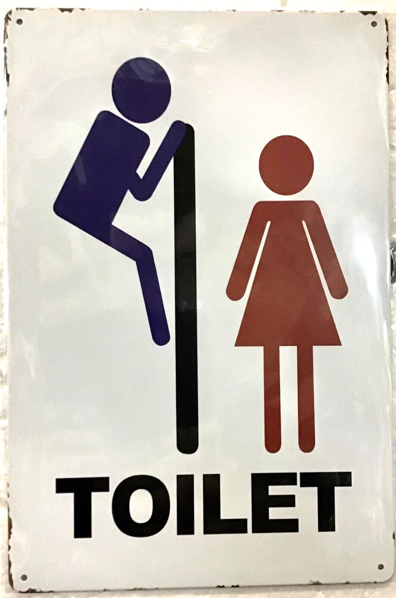 Super rare❗️2vintage l toilet signs Super rare❗️2vintage l toilet signs Super rare❗️2vintage l