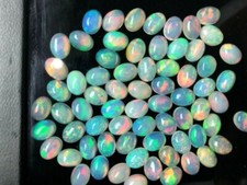 Opal cabochons AAA Top Grade Natural Opal cabochons Ethiopian Opal cabs 6x8 mm