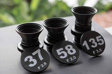 Soviet / Russian / USSR 37/58/85/135mm Cine Mod Lenses Set For Canon EF Mount