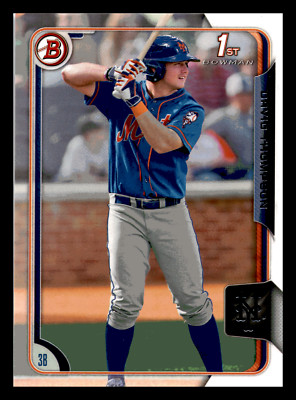 2015 1st Bowman Draft David Thompson  New York Mets #124 Mint