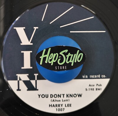 45Re HARRY LEE ''You Don't Know/Everytime I See You'' Fantastic Rockabilly 2Sider 