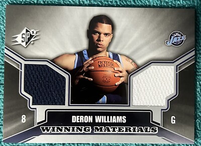 2005-06 SPx Winning Materials Deron Williams Utah Jazz #WM-DE NBA D1