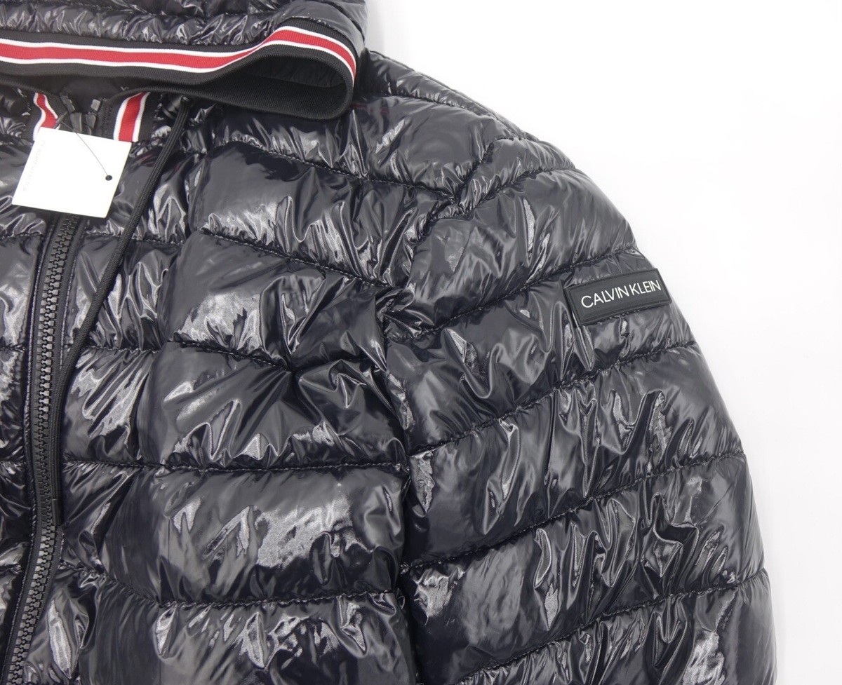 Calvin Klein Men's Hooded Super Shine Puffer Jacket Size XL Calvin Klein Men's Hooded Super Shine Puffer Jacket Size XL
