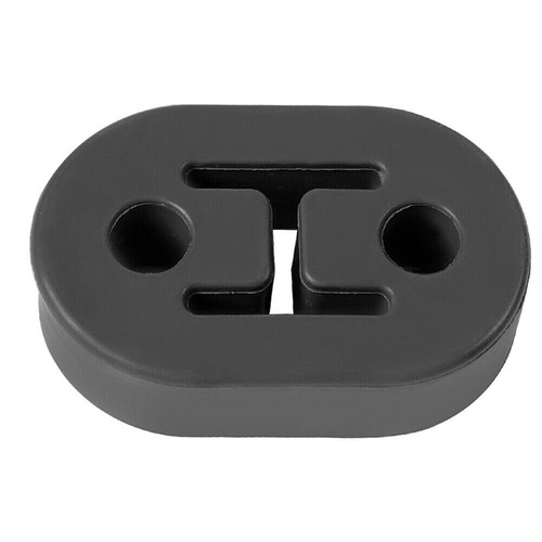 2x Black Car Exhaust Rubber Heavy Duty Pipe Mount Bracket Hanger Accessories - Picture 8 of 8