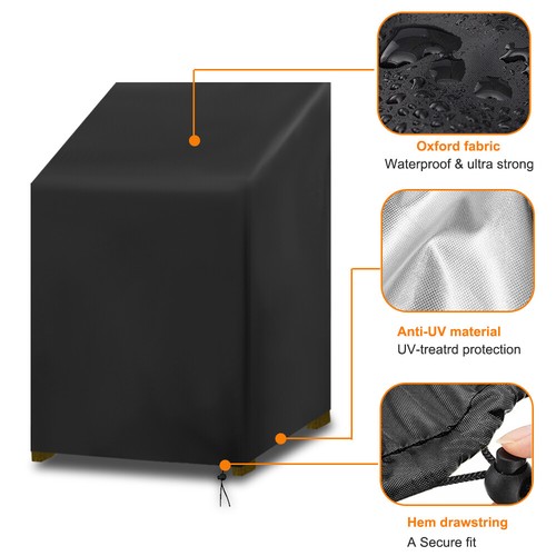 Cubierta para muebles de jardín cubierta para sillas de jardín cubierta para muebles lona impermeable - Imagen 2 de 6