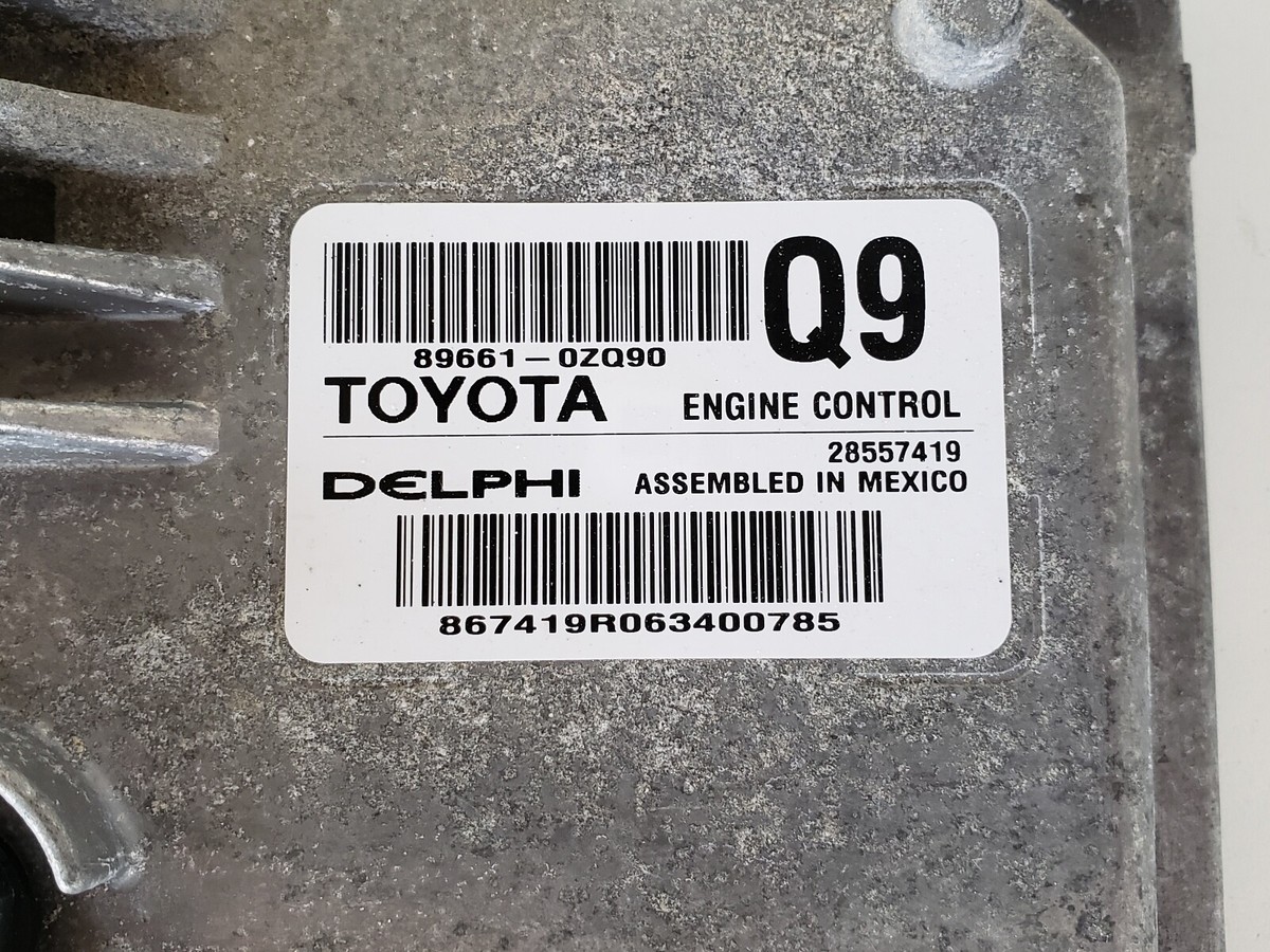 2017-2018 Corolla 89661-0ZQ90 Computer Brain Engine Control