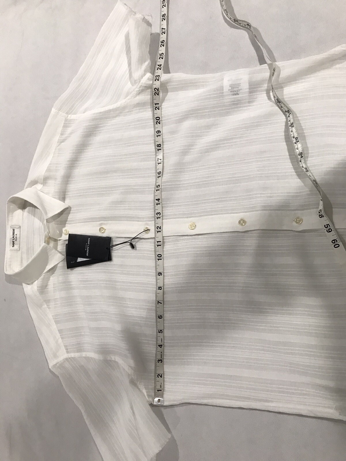 Camicia uomo Saint Laurent in cotone leggero. 16 5 42 L. 850€