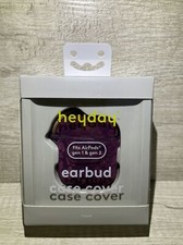 heyday AirPods Gen 1  2 Case Flocked Leopard Print Dark Cherry