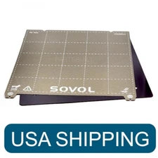 Sovol Flexible Build Plate w/Magnet (Textured Powder-coated PEI) SV06 Plus SV04