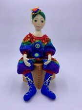 Cloth Art Doll Pattern "Bean Bag Betty" By Diana Baumbauer