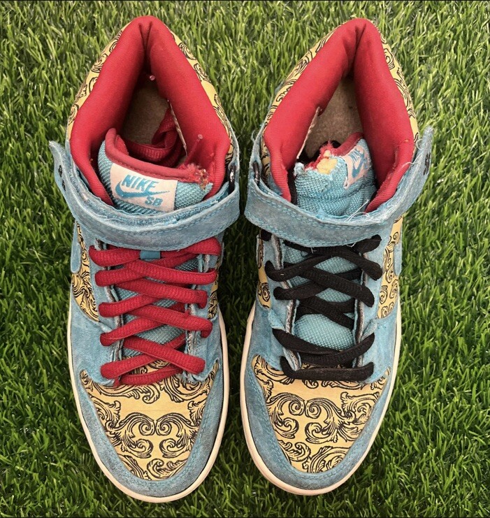 Size 8 - Nike Dunk Premium SB Mid Peacock for sale online | eBay