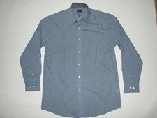 Arrow Classic Fit Wrinkle Free Casual Shirt Blue Stripe Men 15-15.5 32/33 NWOT
