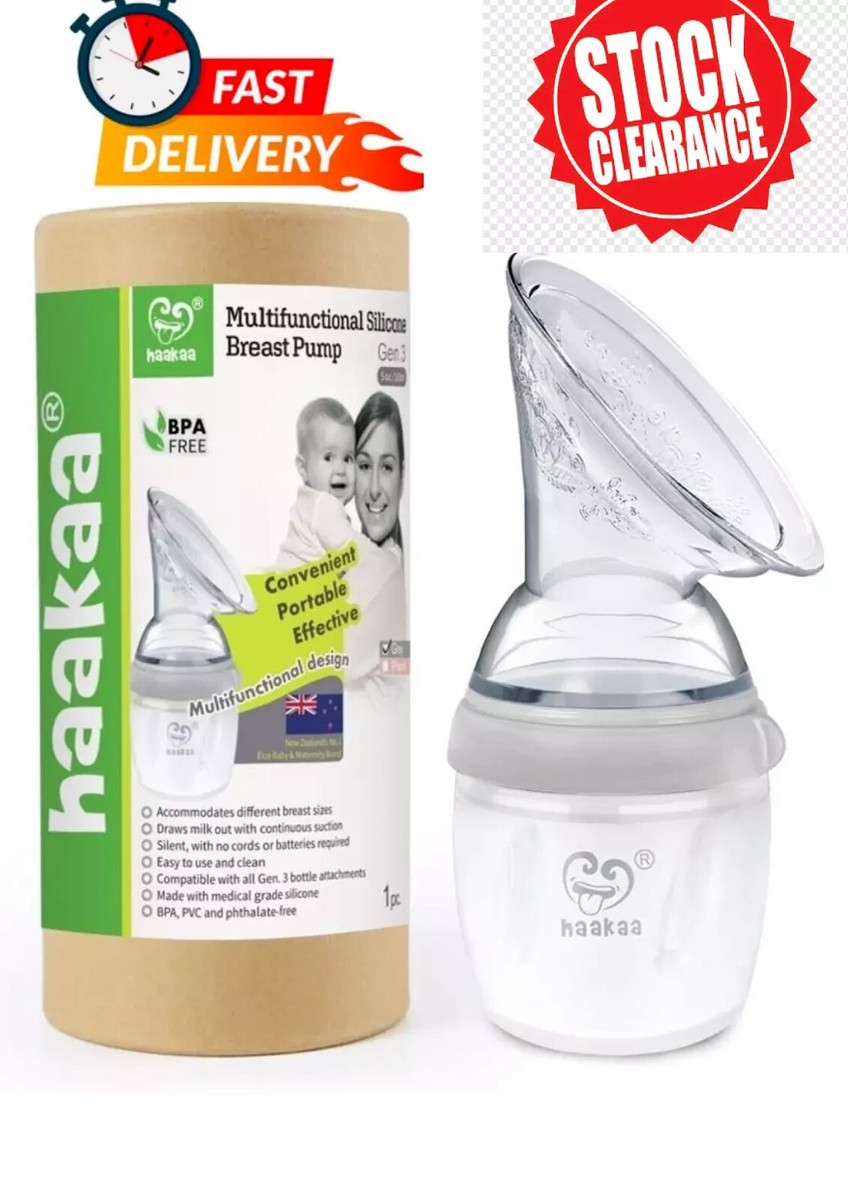 Haakaa Generation Silicone Breast Pump 160ml Grey