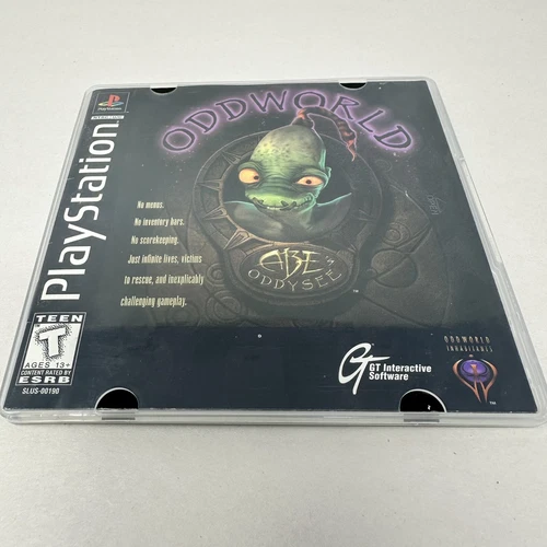 Oddworld: Abe's Oddysee (Sony PlayStation 1, 1997)Tested & Works