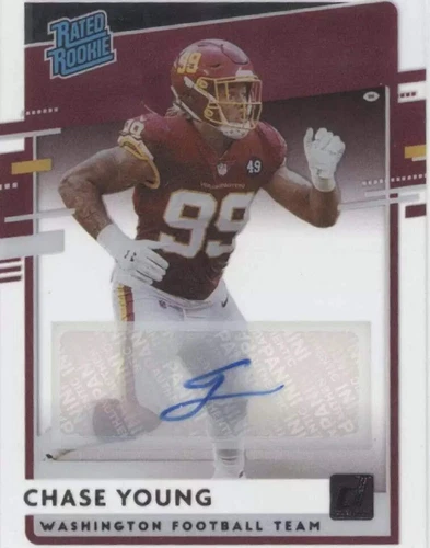 Chase Young 2020 Panini Chronicles Donruss Rated Rookie Auto #RR-CY