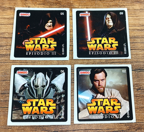 STAR WARS : REVENGE OF THE SITH STICKERS 20/20 FULL SET! BIMBO - PERU, YEAR 2005 - Picture 9 of 11