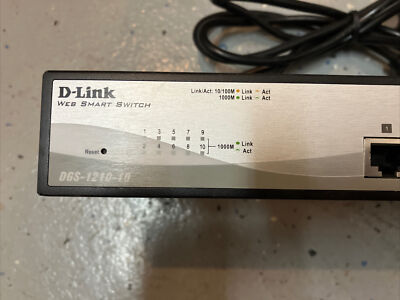 D-Link DGS-1210-10P, 10-Port Web Smart Managed Gigabit