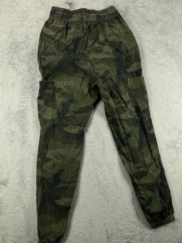 Hollister Womens XS Camo Cargo Pants Joggers Army Combat Ultra High Rise 24X27 - Picture 16 of 19