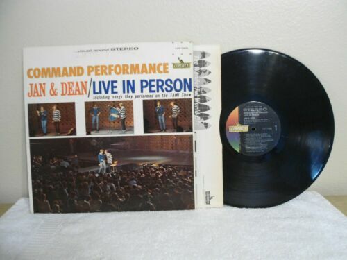 LP 赤盤【JAN & DEAN：COMMAND PERFORMANCE LIVE IN PERSON ジャンと  