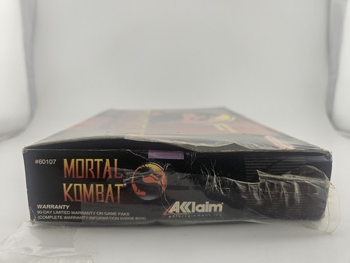 Super Nintendo Mortal Kombat SNES Game + Box In Shrink Tested Cleaned - Picture 11 of 20