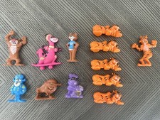 1980s PVC Cereal Figures (12) - Super Golden Crisp - Flinstones - Captain Crunch