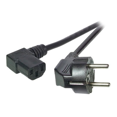 DINIC CB K 15 3M Câble électrique Noir Coupleur C14 Coupleur C15   Cables électriques (3 M, Male
