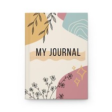Floral Abstract My Journal HardCover