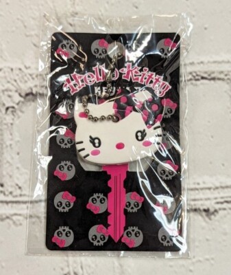 Hello Kitty POLKA BOW DEVIL HORNS Key Cap Cover 2013 Sanrio RARE