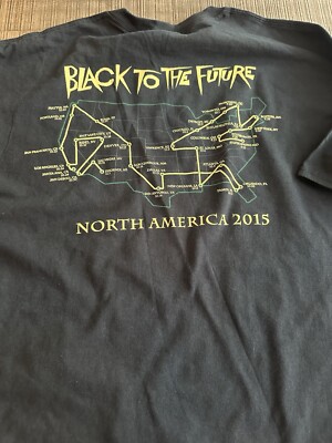 Ghost Black To The Future Tour Shirt | eBay