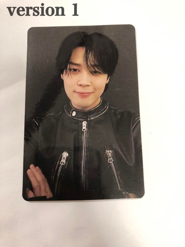 BTS JIMIN THE FACE JAPAN FC Lucky draw Official Photocard BTS JIMIN THE FACE JAPAN FC Lucky draw Official Photocard