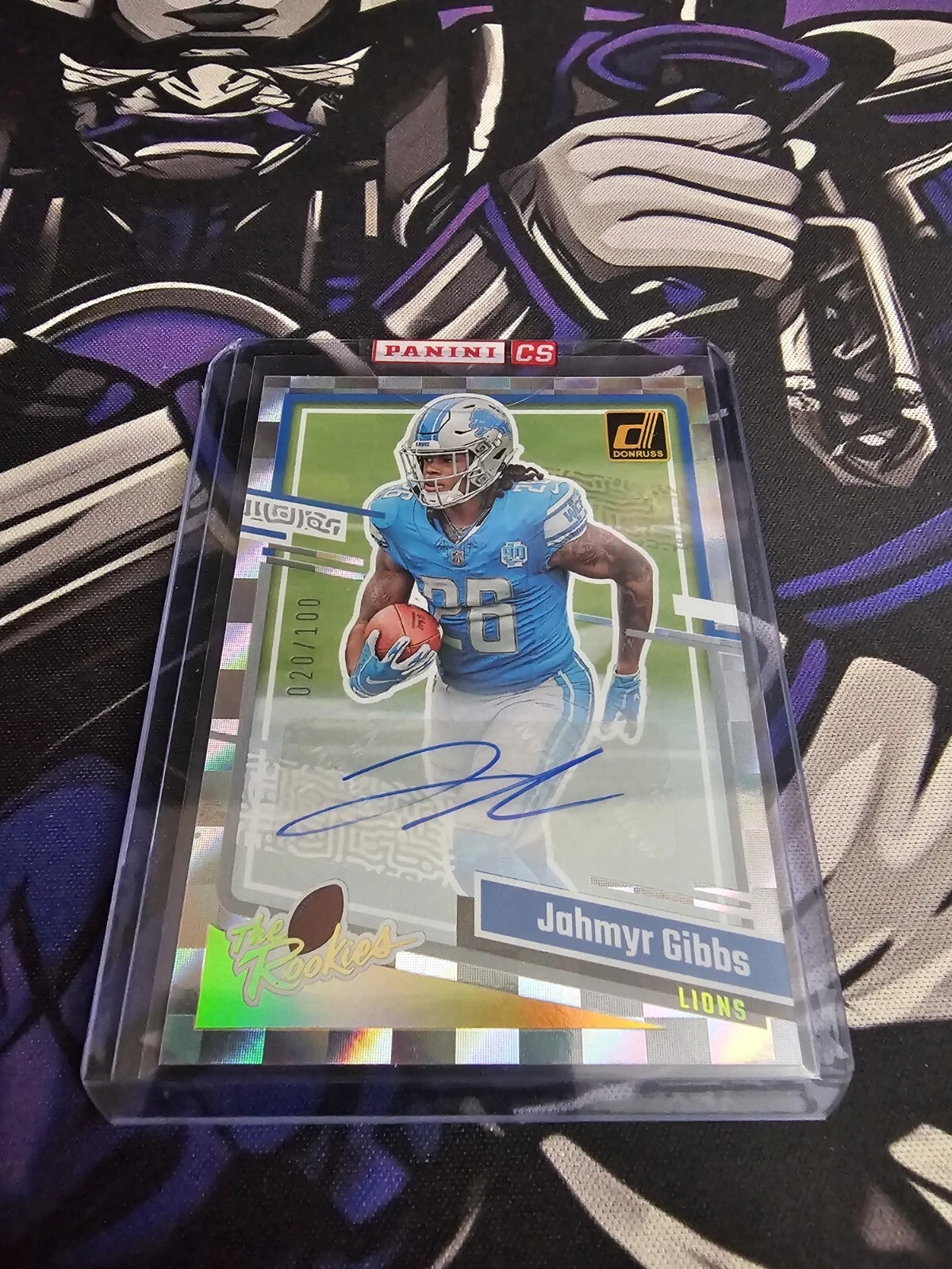 2023 Panini Donruss - The Rookies #6 Jahmyr Gibbs (RC) Auto /100