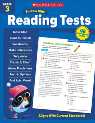 Scholastic Success with Reading Tests Grade 3 - Paperback - VERY GOOD